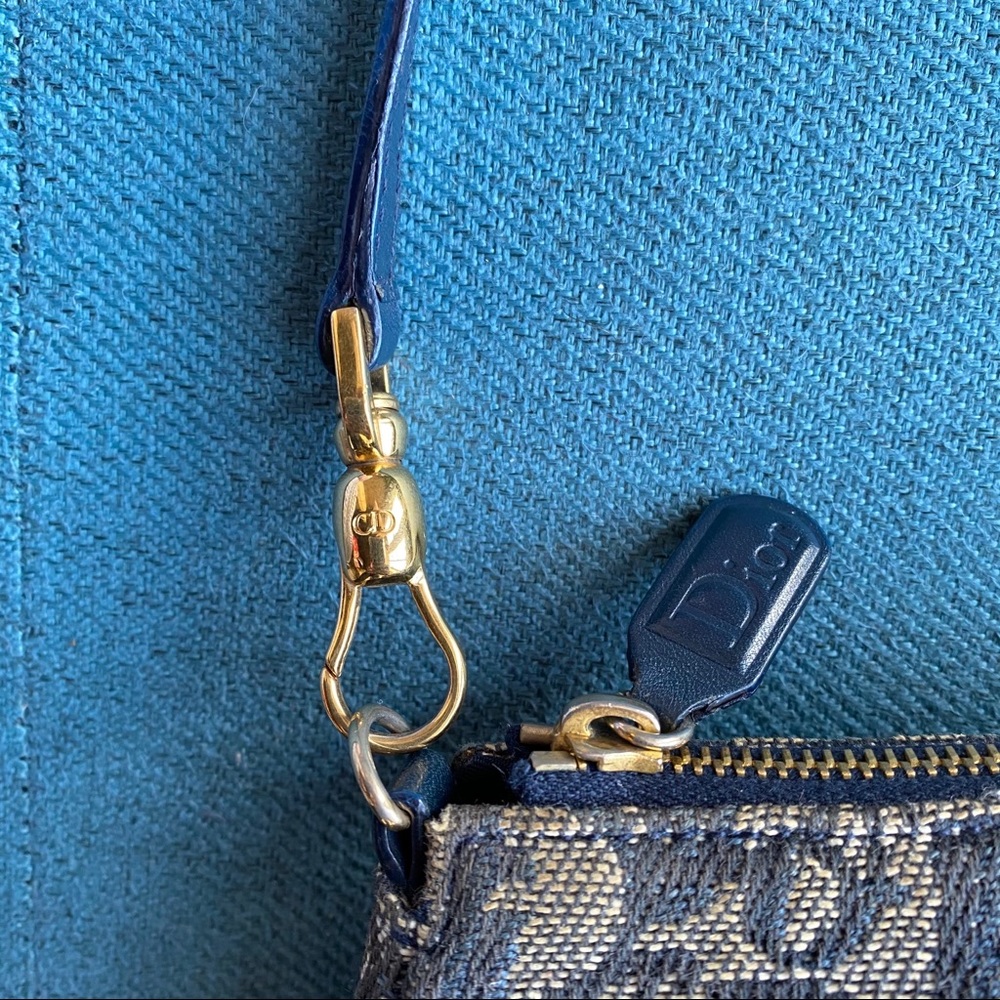 Vintage Dior 2001 Diorissimo Saddle Pochette - Picture 7 of 11